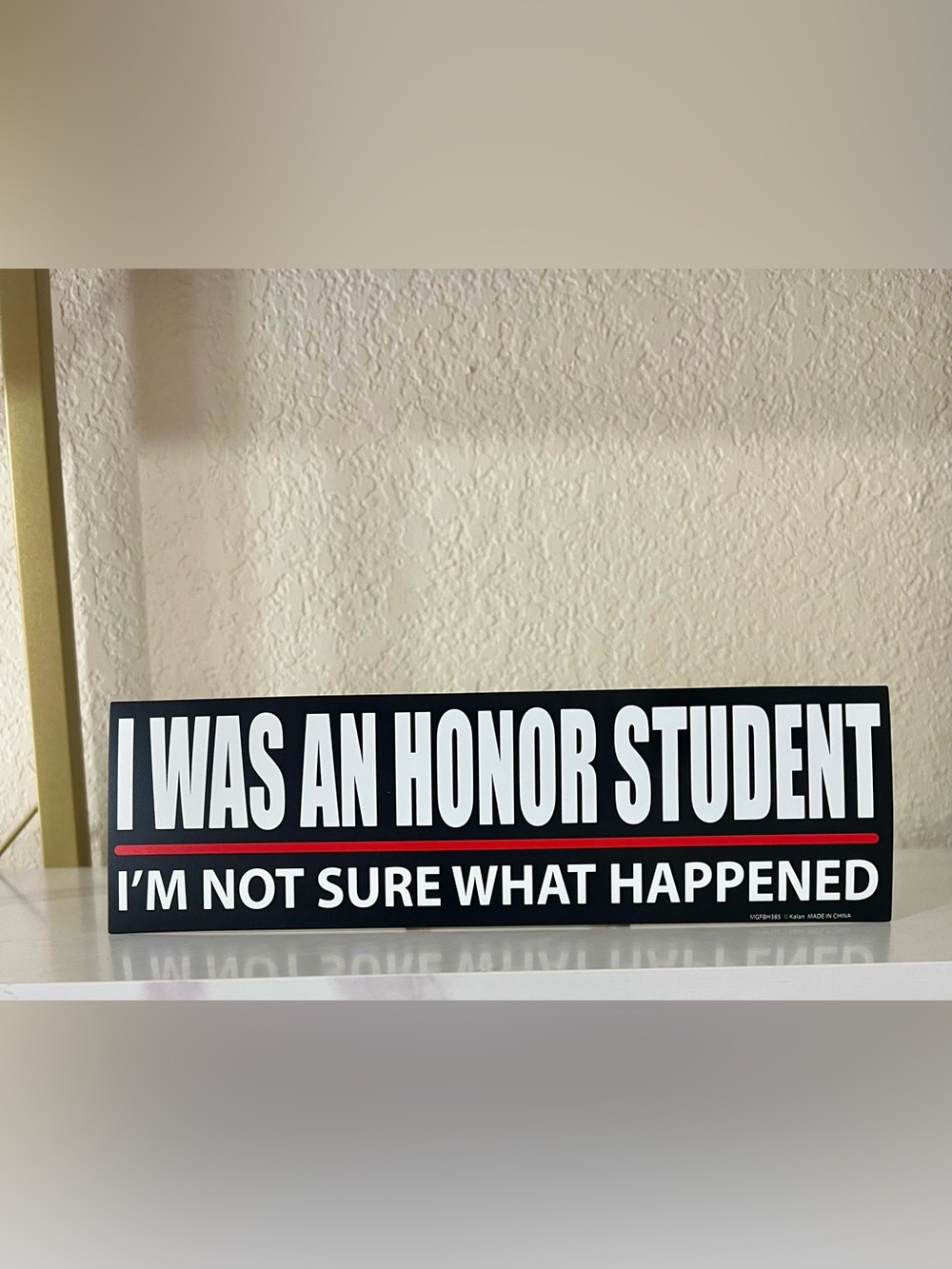 Funny Car Magnet - Honor Student